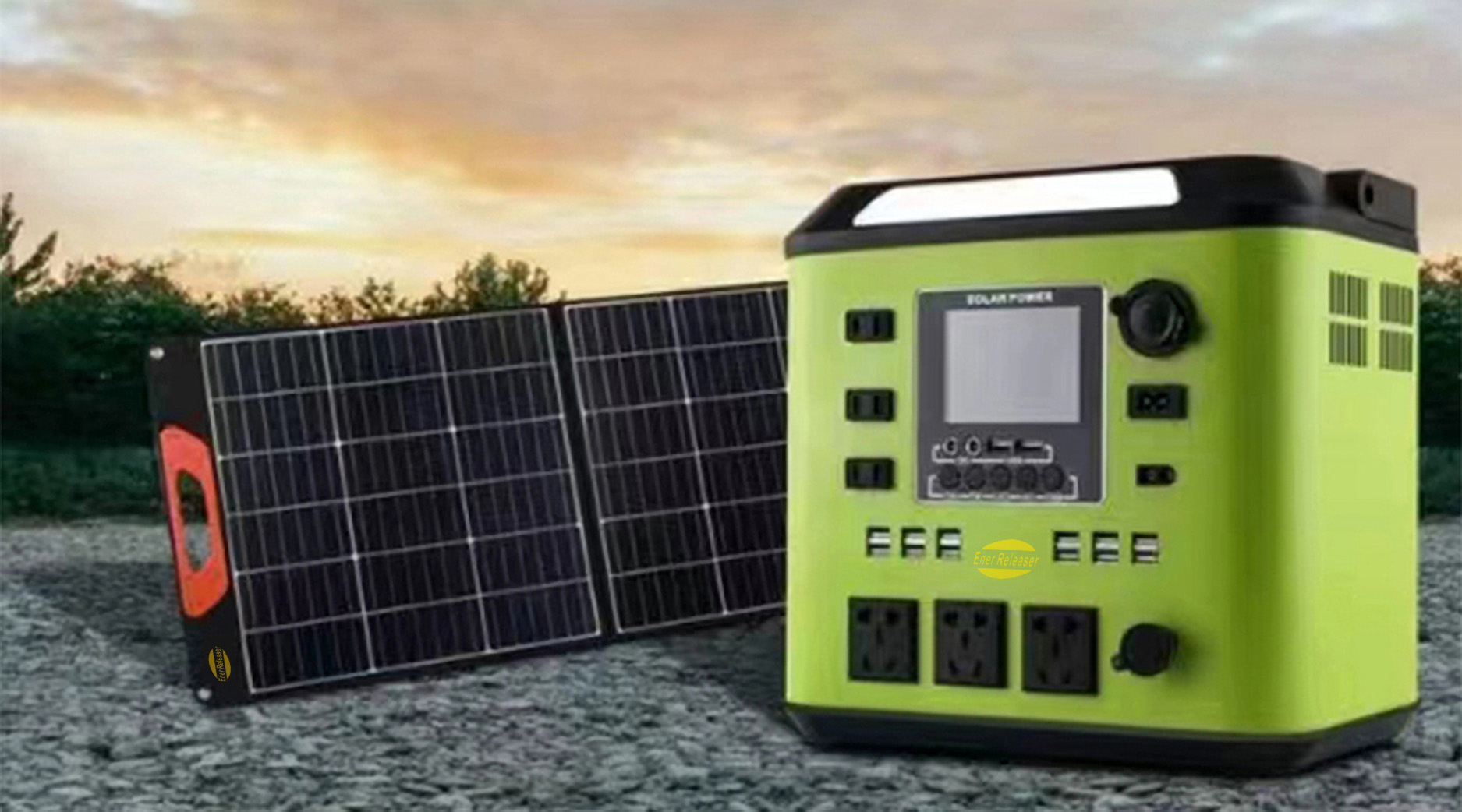 складное мобильное зарядное устройство на солнечной энергии-312